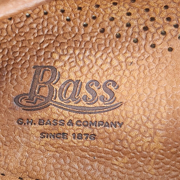 Bass Weejun Penny Loafers Larson Seahorse Men’s SZ 10 D Brown Arch Support EUC - Picture 5 of 16